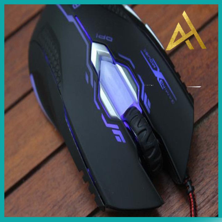 Chuột Máy Tính Laptop Mouse Chơi Game BOSSTON X11 Đèn LED - Chuột Gaming Có Dây Chuyên Game