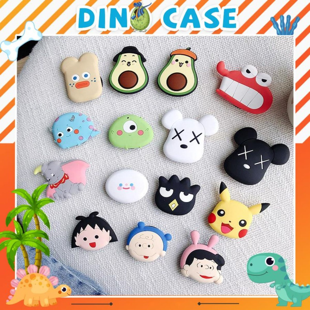 Giá Đỡ Điện Thoại Poc Mẫu Mới Nhất 2019 Loại To - IRING Poc Có Thể Thu Gọn Hình KAWS - Bơ - Voi - Bánh Quy - Khủng Long