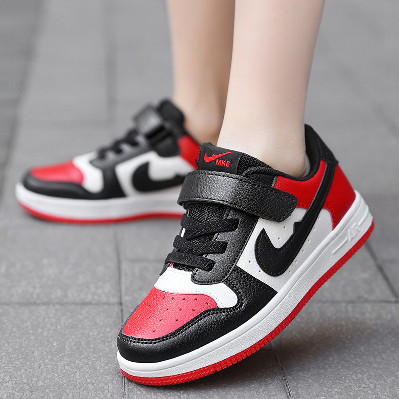 Leisure children AJ children's shoes male low - top Air Force No. 1 middle school girl hip-hop spring sports shoes