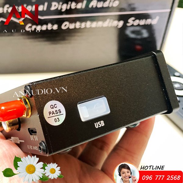 Bộ giải mã DAC Q4 Phiên bản 2022  - Đọc Trực Tiếp USB/ Bluetooth- Tặng ngay dây quang Liton