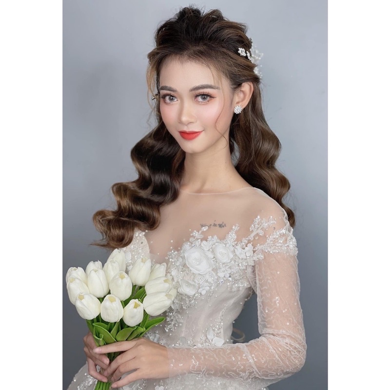 hoa cầm tay cô dâu (mã HCTAY01)