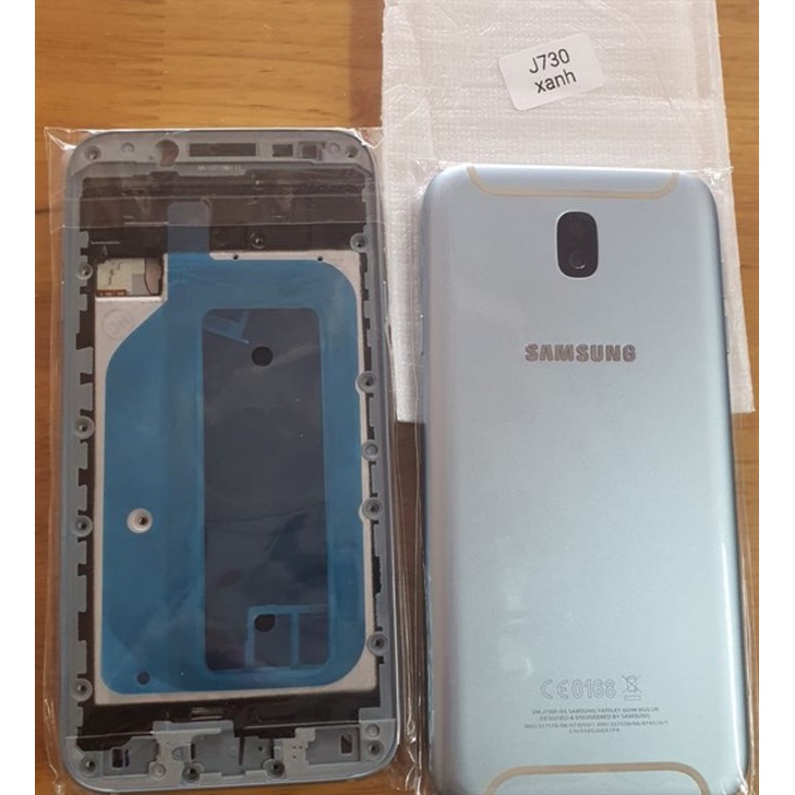 Vỏ samsung j730 j7 pro bộ có khay sim benzen sườn