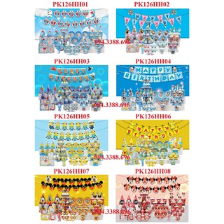 Phụ kiện sinh nhật chủ đề Doremon