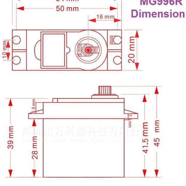 Động Cơ Servo Mg996r Mg996 Cho Arduino