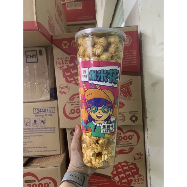 🌽 Bắp rang bơ, caramen chai 400G