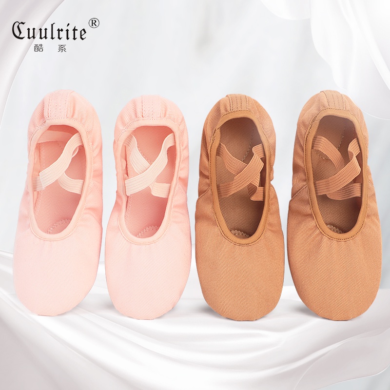 [M &amp; E] V &amp; U Giày Múa Ba Lê Đế Mềm Đàn Hồi Không Cần Khoan Cho Nữ