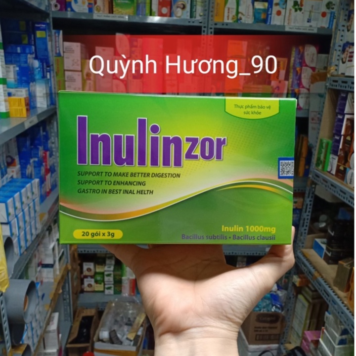 Chất xơ INULIN ZOR hỗ trợ tiêu hóa tốt,tăng cường sức khỏe ( INULINZOR 20 gói )