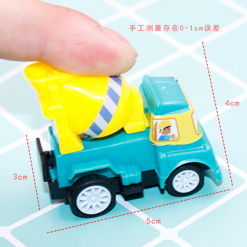 Set 6 mô hình xe công trường xe ô tô đồ chơi cho bé