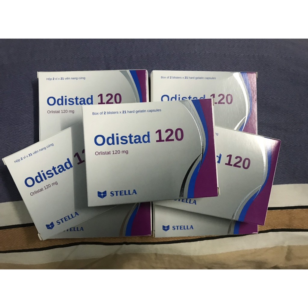 Odistad 120 (Orlistat) Hổ trợ giảm cân thải mở tự nhiên