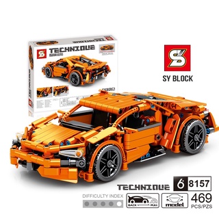 Đồ chơi lắp ráp xe technic mô hình xe thể thao fuzy liken – sy block 8157