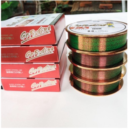 Cước câu cá Tàng Hình 100% Nylon GoFishing độ dài 100m