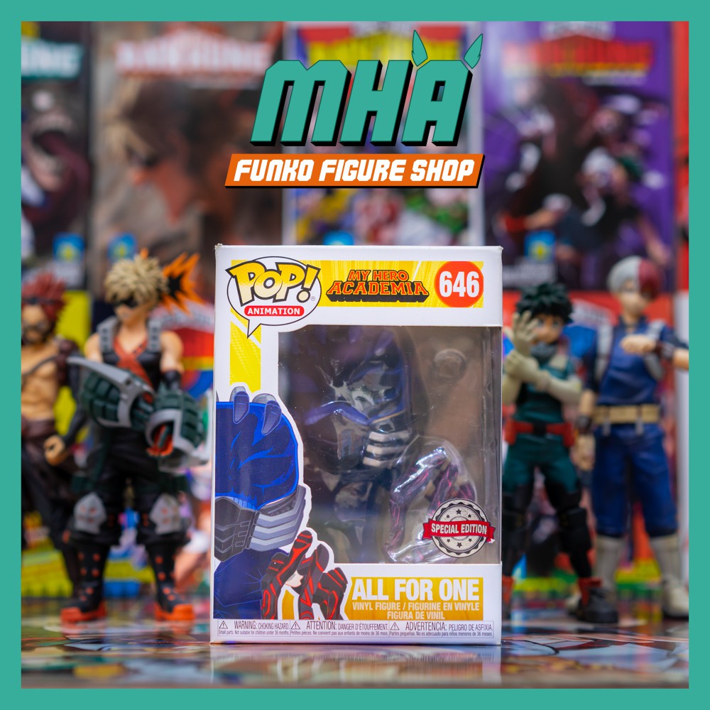 Chính Hãng Funko Pop My Hero Academia - Mô Hình All For One #646 tem Special Edition