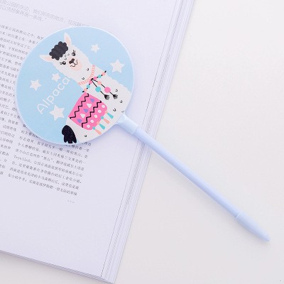 Bút kim tuyến mông mèo BKT35 bút quạt alpaca bút hoạt hình dễ thương kute viết gel màu