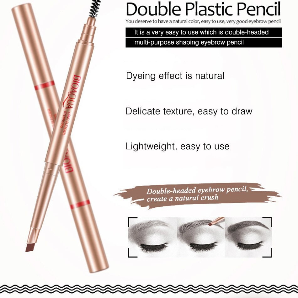 Chì kẻ mày hai đầu BIOAQUA chống nước, chống nhòe, lâu phai DU-CM02 | BigBuy360 - bigbuy360.vn