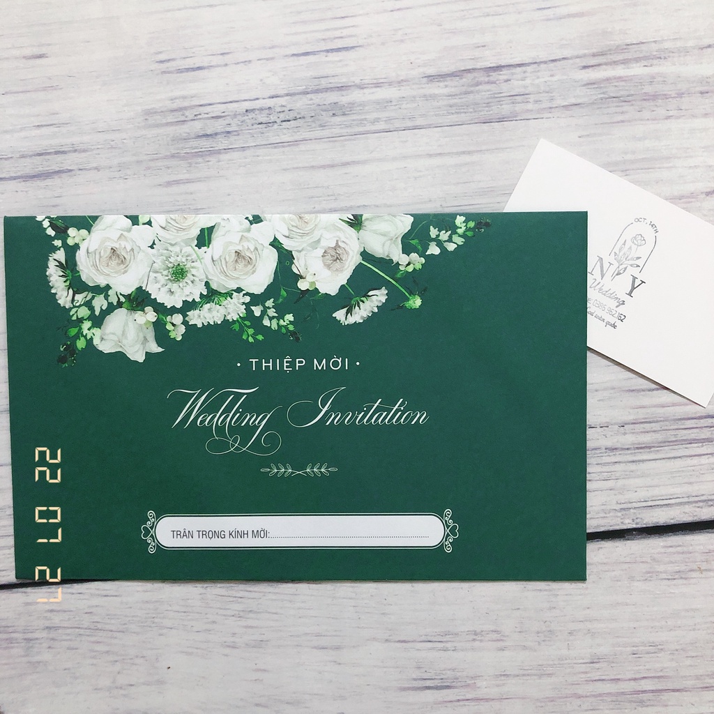 Phong bì thiệp cưới bán rời nhiều mẫu