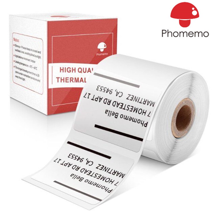 Cuộn Nhãn Dán Cách Nhiệt Đa Năng M110 Tự Dính Cho Máy In Phomemo M110