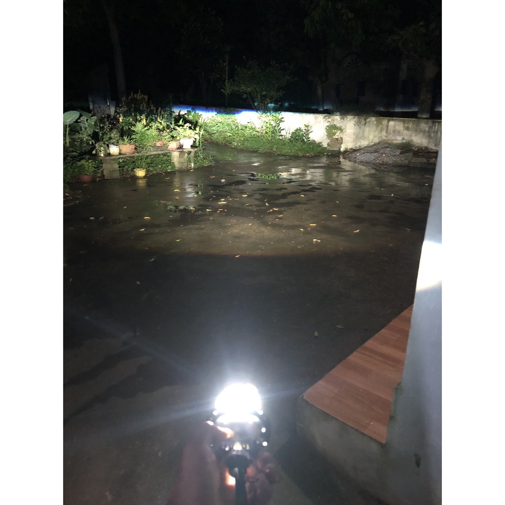 1 Bi Cầu LED 55w đui xoáy không khoét chóa đèn 2,5 inch, 3,0 inch siêu sáng