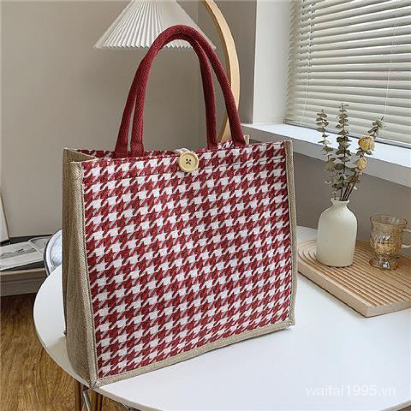 Túi xách vải canvas cỡ lớn trẻ trung hợp thời trang 2021 cho bạn nữ