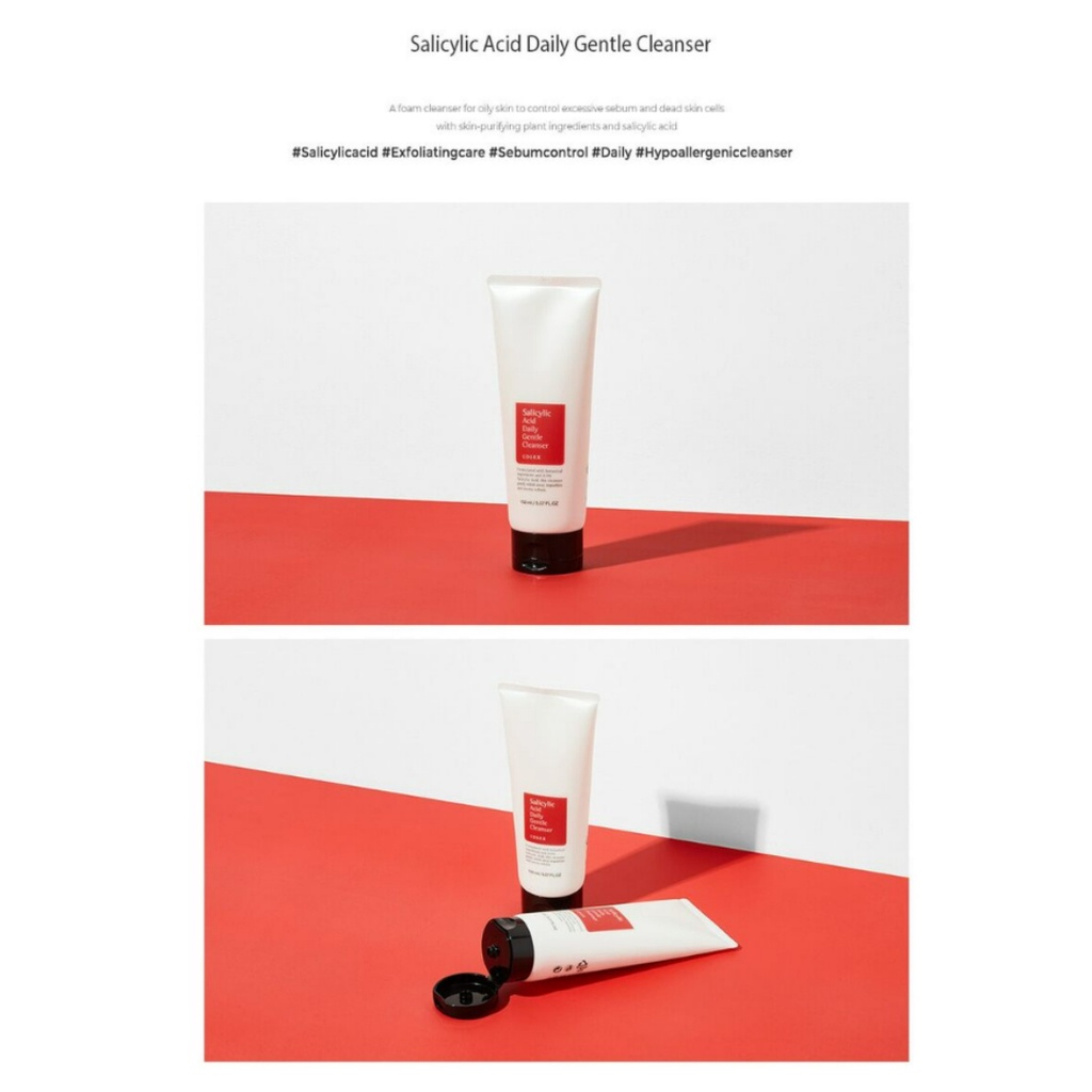 COSRX Sữa Rửa Mặt Axit Salicylic 150ml Làm Sạch Hằng Ngày