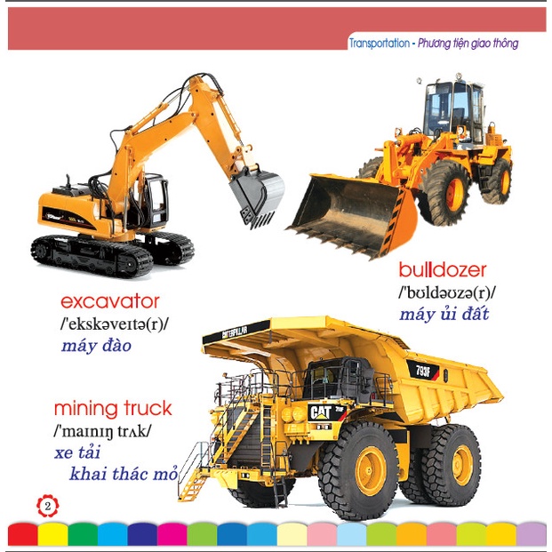 SÁCH - Em Học Tiếng Anh Qua Hình Ảnh - Phương tiện giao thông  - HAB