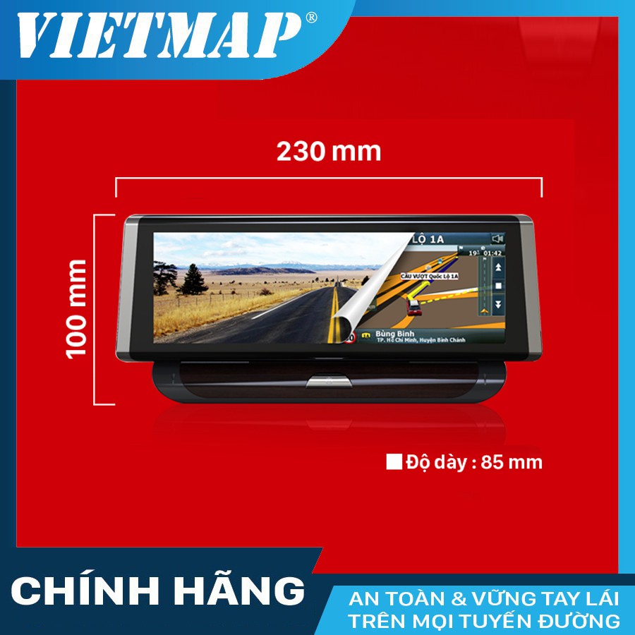 Camera Hành Trình Dẫn Đường VIETMAP D19 cho xe hơi + Thẻ Nhớ 64GB | BigBuy360 - bigbuy360.vn