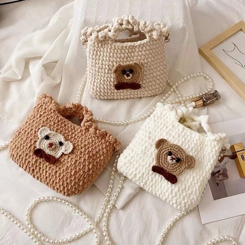 DIY - Gói Nguyên Liệu - Túi Xách Đựng Đồ Dễ Thương Tự Làm
