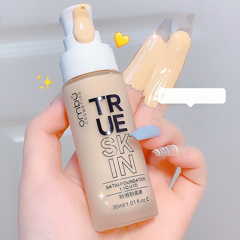 [Hàng mới về]Kem Nền OMBU Dạng Lỏng Độ Che Phủ Cao Trang Điểm Hoàn Hảo 30ml