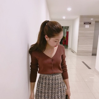 Chân váy tweed