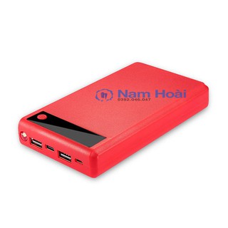 Box sạc dự phòng, box sạc nhanh 6 cell sạc nhanh QC 3.0 (chưa pin)(tháo lắp thay pin dể dàng)