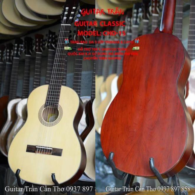 [Trợ Ship 70k] | ĐÀN GUITAR CLASSIC | MODEL: CHD-15 | HÃNG GUITAR TRẦN NỔI TIẾNG