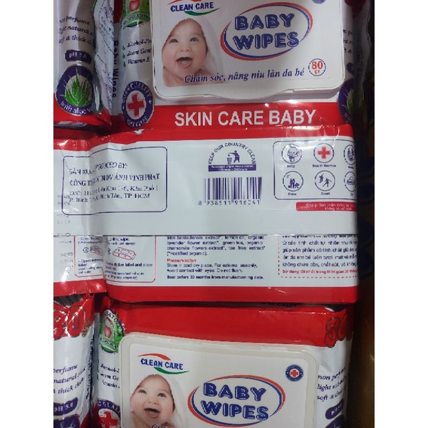 Khăn Ướt Baby Wipes 80g.