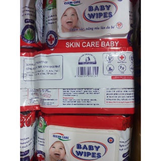 [ Combo 10 Gói ] Khăn Ướt Baby Wipes 80g.