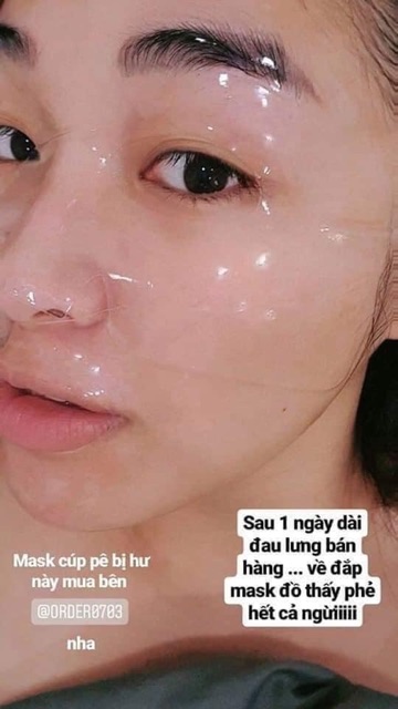 Mặt nạ thạch sinh học Celderma Ninetalks Hydrogel Mask