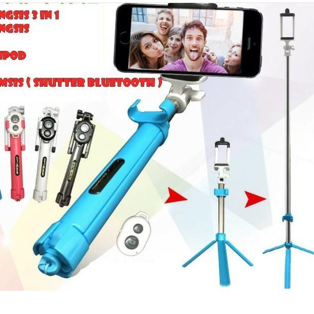 Giày Thể Thao Thời Trang Năng Động Gậy Chụp Ảnh Tự Sướng 3 Trong 1 Kết Nối Bluetooth | BigBuy360 - bigbuy360.vn