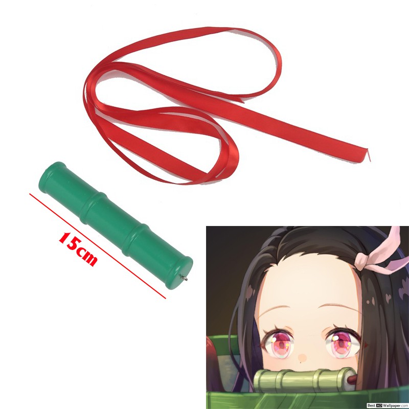 [ 15cm ] Ống tre Cosplay Phong Ấn Nezuko - Kimetsu no yaiba - Baystore