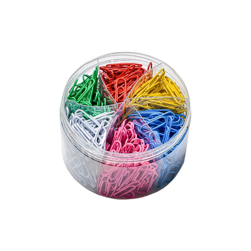 Bộ 600 Kẹp Giấy Bằng Kim Loại 28mm 50mm Tiện Dụng Cho Trường Học / Văn Phòng