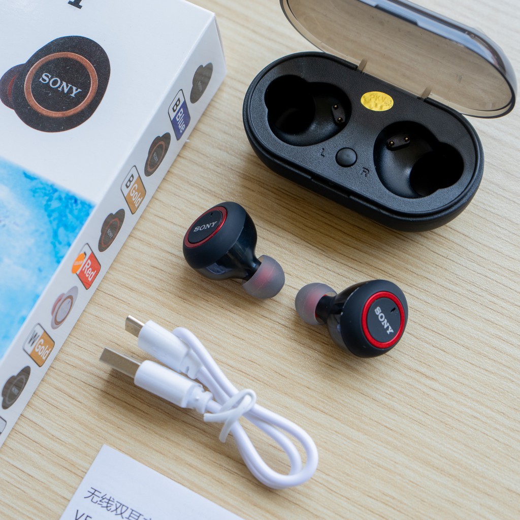 Bảo Hành 6 Tháng Lỗi Đổi Mới Tai Nghe Bluetooth Sony D76 Tws - Chất lượng cao - Nghe không hay hoàn tiền