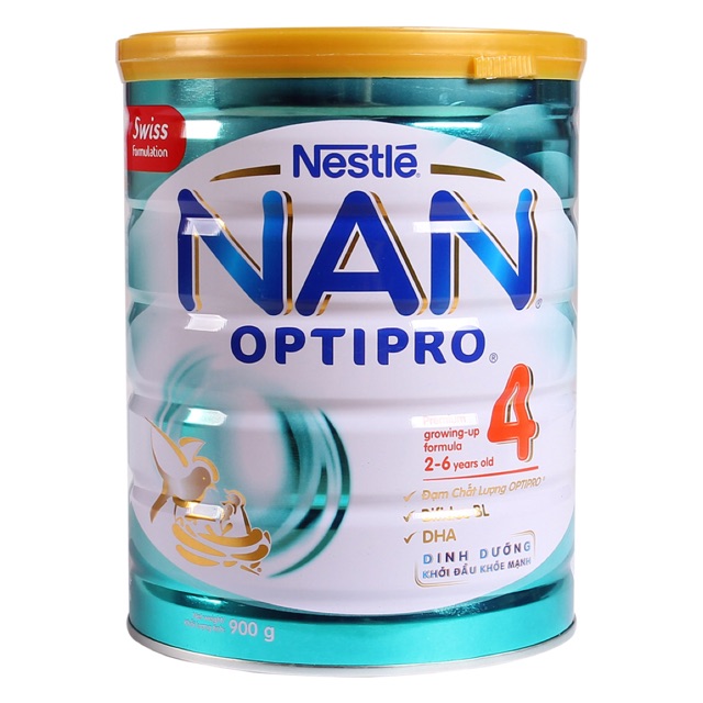 Sữa bột Nestle Nan Optipro 4 900g ( Mẫu Mới )