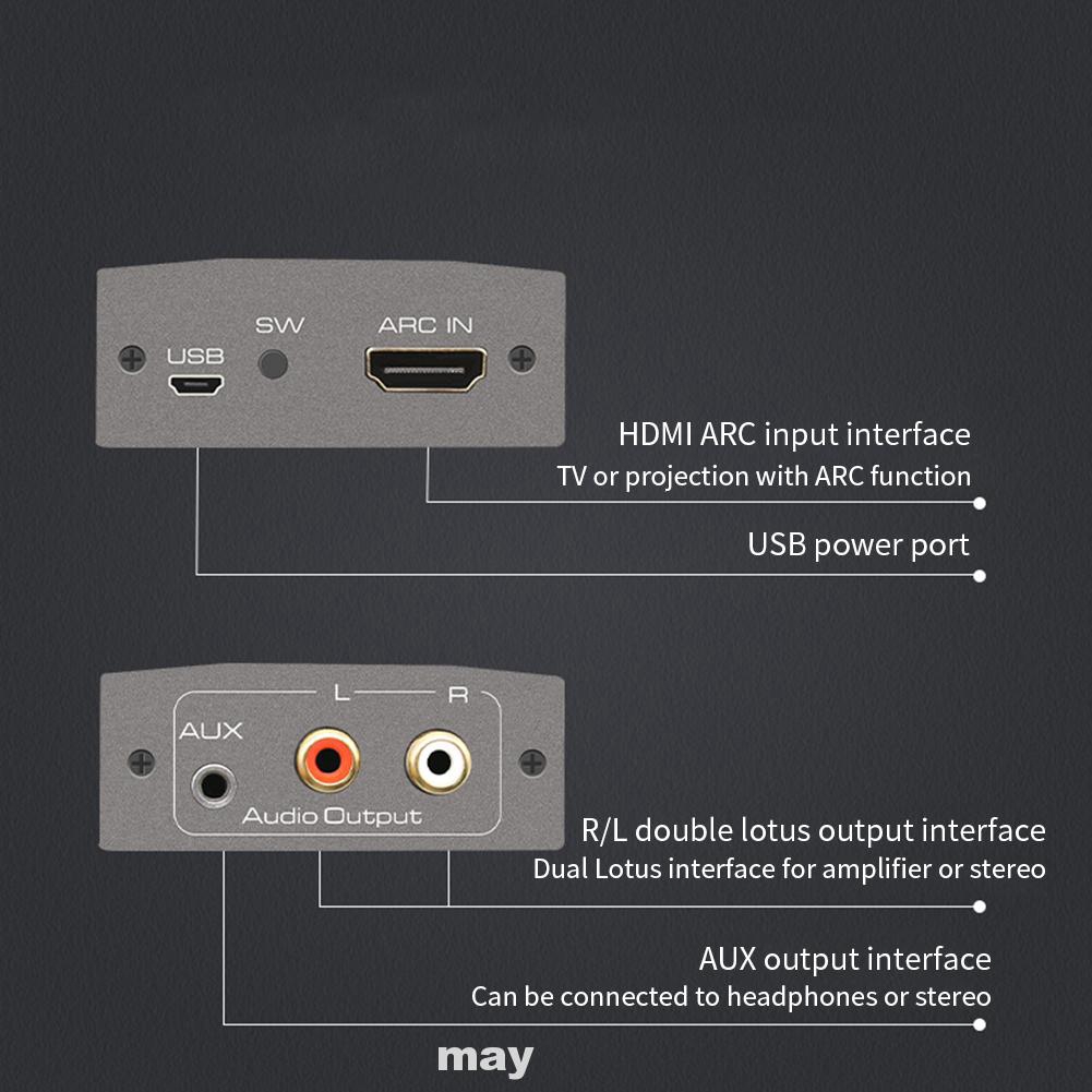CV124 HDMI ARC Accessories Amplifier Portable Universal Audio Converter | BigBuy360 - bigbuy360.vn