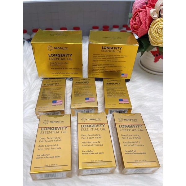 Dầu vàng Longevity essential oil (nanogize)