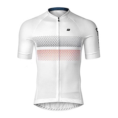 Lameda Áo Đạp Xe Ngắn Tay Nhẹ Nhàng Co Giãn Thoáng Khí Phối Khóa Kéo Cho Nam