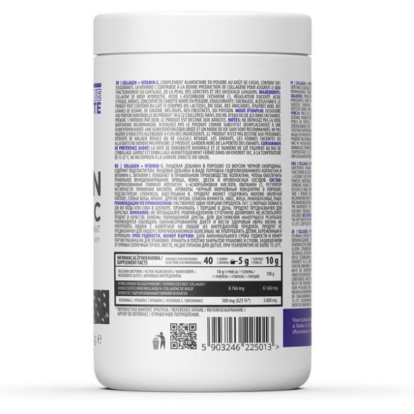 OSTROVIT COLLAGEN + VITAMIN C - Làm đẹp da, móng, tóc khỏe, tăng đề kháng cho cơ thể