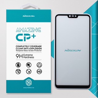 Cường lực Xiaomi Mi 8 Lite hiệu Nillkin CP+ Full viền màu (Đen)