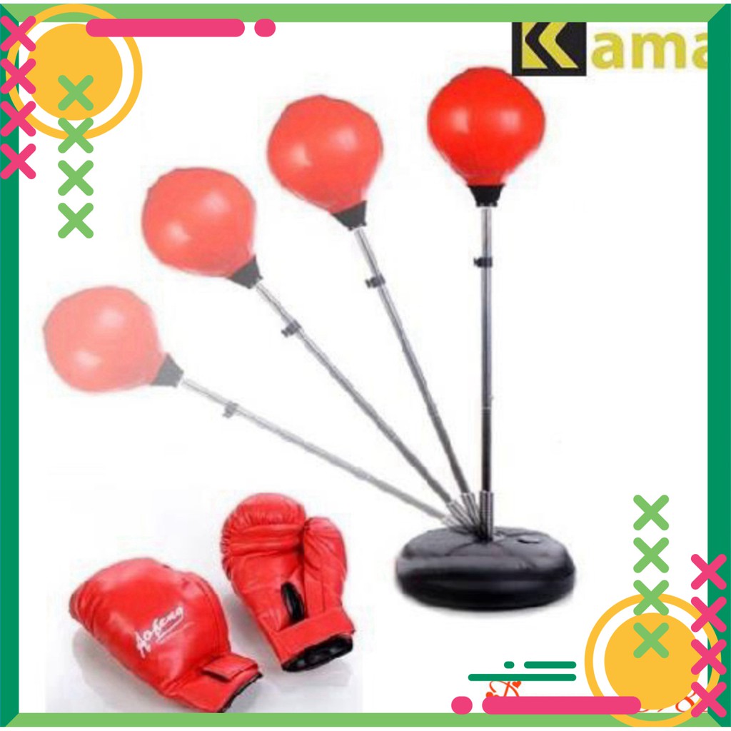 [FREE SHIP] 🎁[Tăng Cơ-Tiêu Mỡ]🎁 Bóng Đấm Boxing Phản Xạ Cao Cấp 2020🎁SIÊU HOT🎁