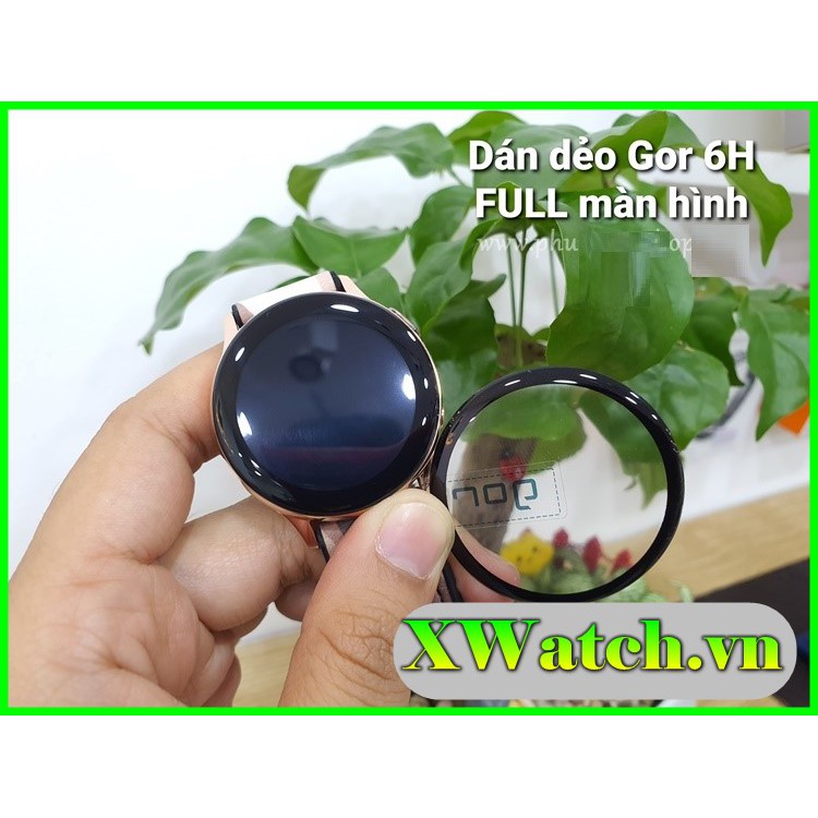 Bộ 2 dán Full màn GOR Samsung Galaxy Watch Active 1-2 40mm 44mm