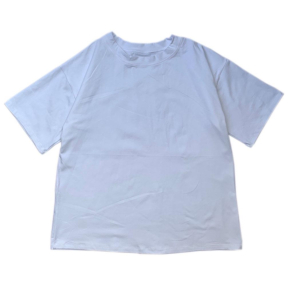 Áo thun trơn trắng đen unisex freesize 70kg