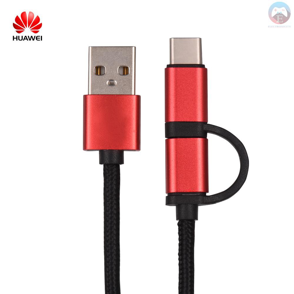 Dây Cáp Sạc Truyền Dữ Liệu 2 Trong 1 Type-c Micro Usb Cho Xiaomi Huawei Samsung Galaxy Nokia Sony Android Điện Thoại