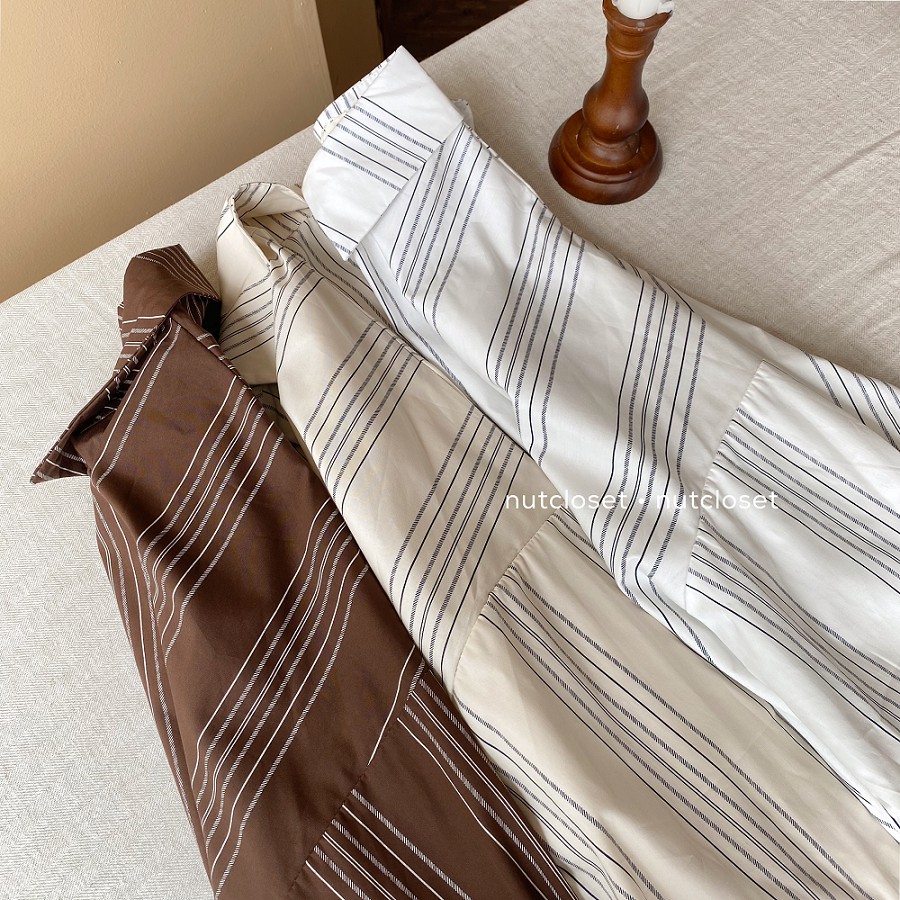 [Mã WASKT304 giảm 15% tối đa 30K đơn 99K] Áo sơ mi kẻ dọc_A0104 | BigBuy360 - bigbuy360.vn