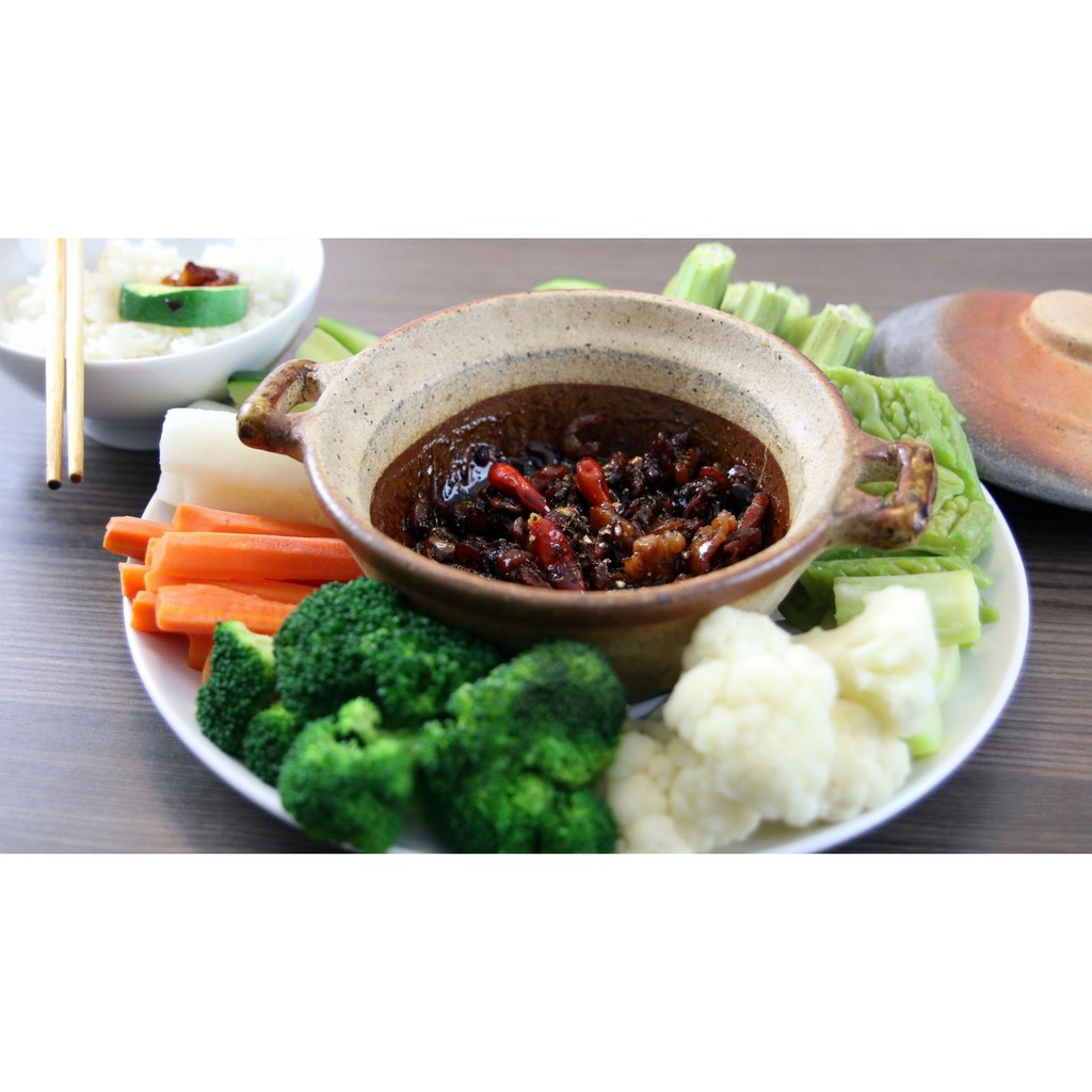 Tương Tamari Sả Kho quẹt - Kho quẹt Chay Dưỡng Sinh - Không hạt Nêm, Đường