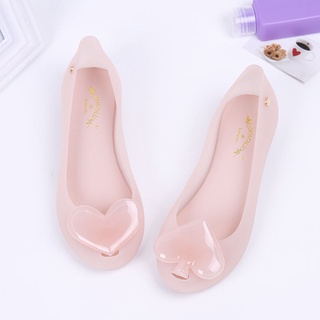 Giày Nhựa Dẻo Trong Suốt Hở Mũi Chống Thấm Nước Thời Trang Mùa Hè 2019 Cho Nữ